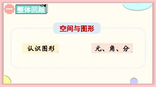 苏教版一年级数学下册7.4空间与图形教学课件共14张PPT