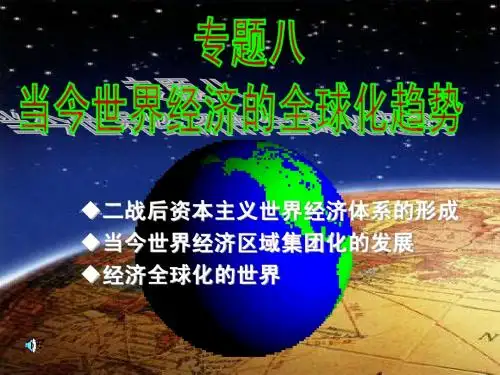 “二战”后资本主义世界经济体系的形成2010高三用