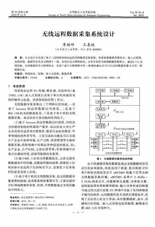 无线远程数据采集系统设计