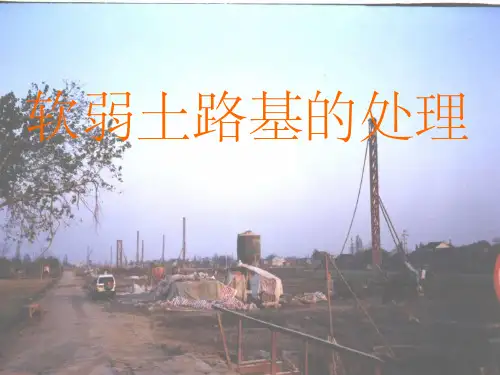 软土路基处理方法PPT课件