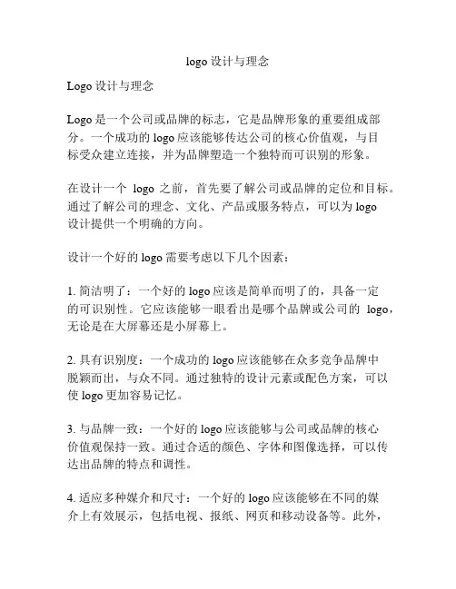 logo设计与理念