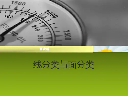 线分类与面分类