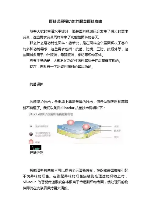 面料课最强功能性服装面料攻略