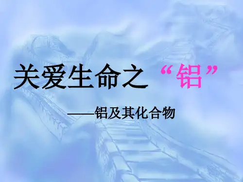 苏教版高中化学必修一3.1.2 铝及铝合金-铝及化合物课件 (共12张PPT)