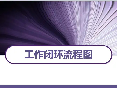 工作闭环流程图 PPT