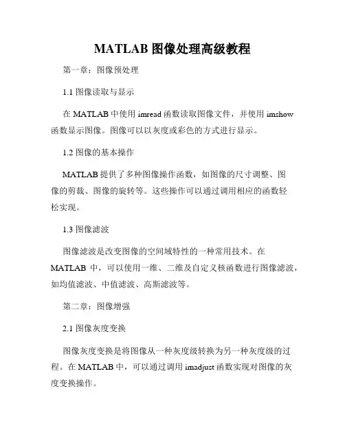 MATLAB图像处理高级教程