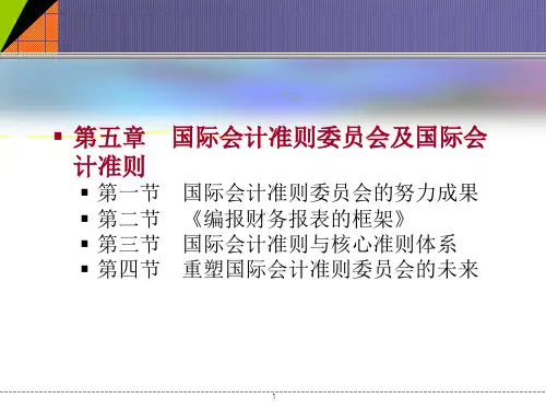 国际会计 第5章 国际会计准则委员会及国际会计准则