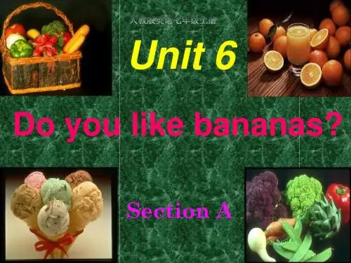人教版英语七年级上册：Unit6(共21张ppt)