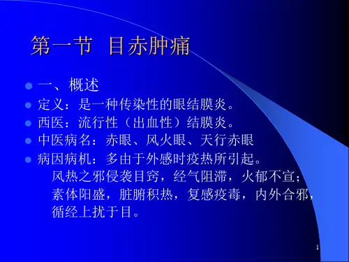 官科目赤肿痛-视神经萎缩-PPT课件