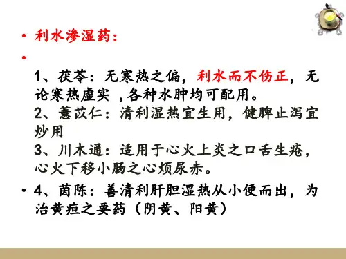 常用中药部分—止血药(中药学概论)