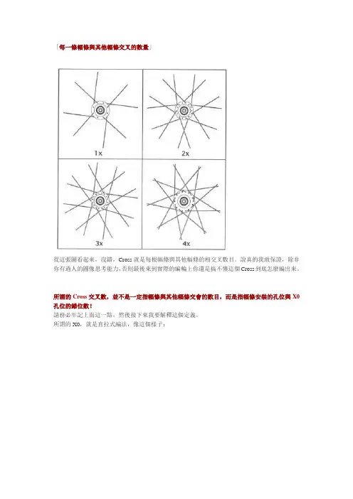 辐条的编法