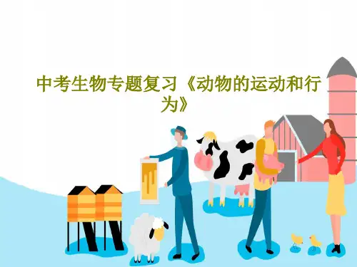 中考生物专题复习《动物的运动和行为》40页PPT