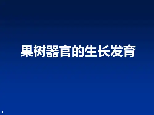 果树生长发育
