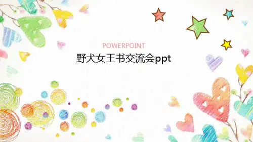 野犬女王书交流会ppt
