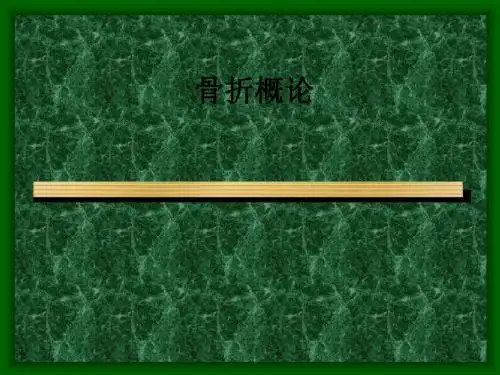骨折概论ppt课件