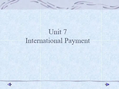 商务英语 unit7.ppt