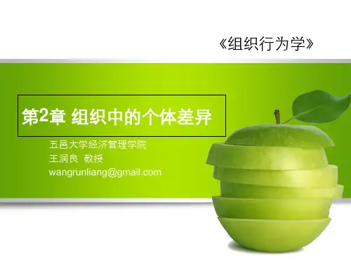 02组织中的个体差异