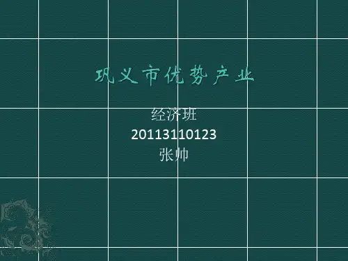 巩义市优势产业
