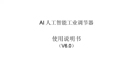 AI 人工智能工业调节器 说明书