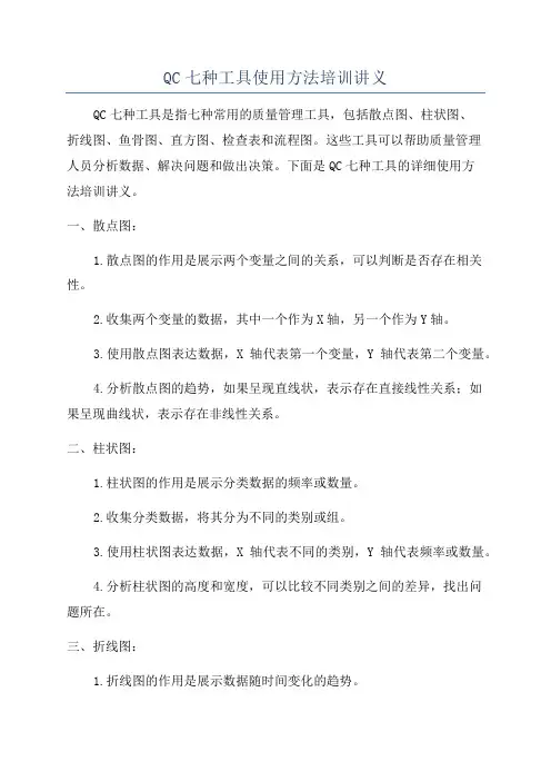 QC七种工具使用方法培训讲义
