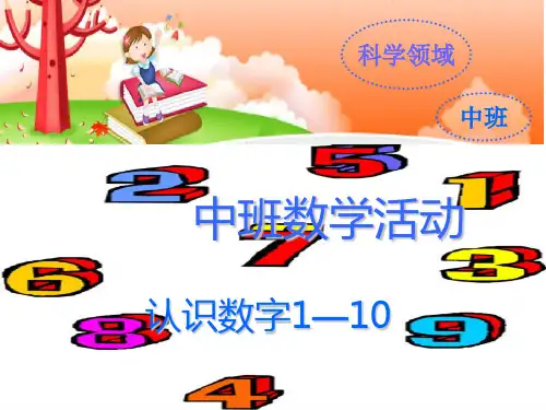 高师附属幼儿园《认识数字1—10》PPT课件