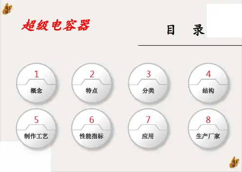 超级电容器课件PPT