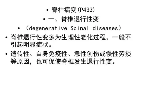 脊柱病变理论课