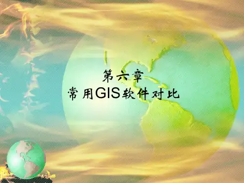 常用GIS软件对比