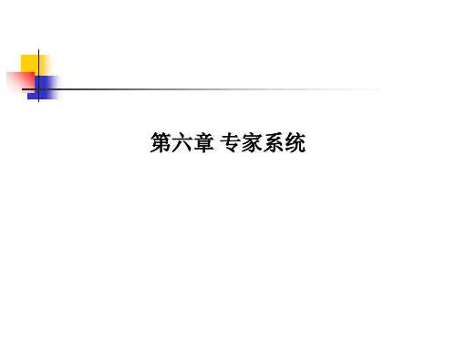 第六章-专家系统PPT课件