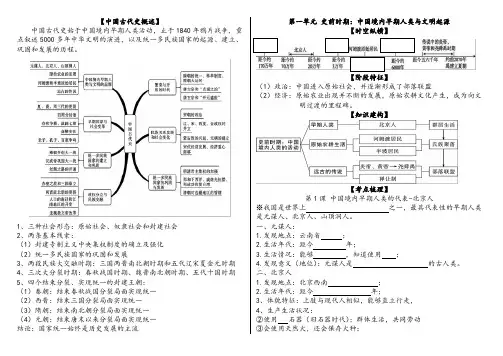 第一单元 史前时期：中国境内早期人类与文明起源