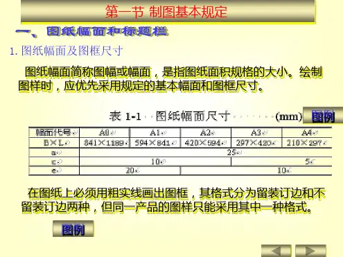 工程图纸图框标准