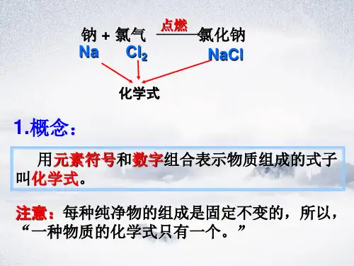 化学式与化合价课件ppt