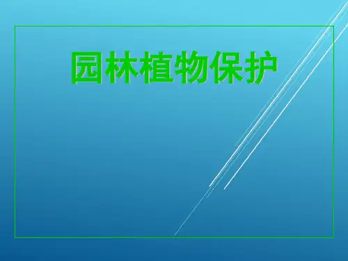 园林植物保护任务四 认识昆虫与环境的关系PPT课件