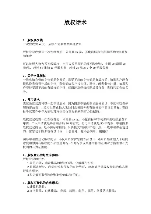 18、美术版权话术