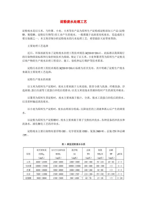 淀粉废水处理工艺 (2)