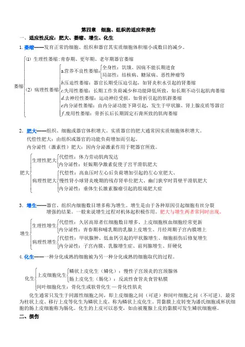 (完整版)病理学知识点归纳【重点】汇总