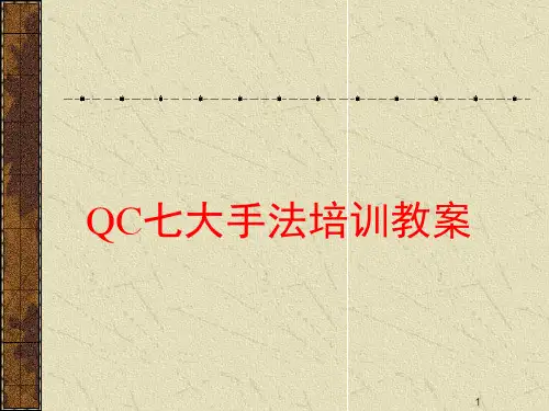 QC七大手法培训教案ppt课件