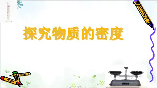 沪粤版初中物理八[上]探究物质的密度课件_12PPT课件
