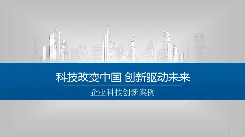 企业科技创新案例ppt课件