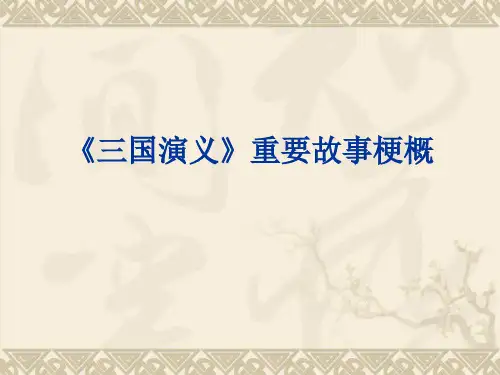 三国演义_故事梗概20回开始
