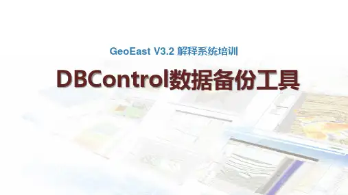 02geoeast软件主控及数据输入输出-DBControl