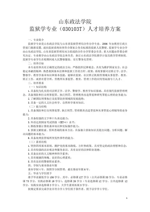 山东政法学院