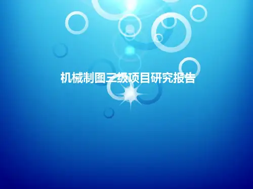 机械制图三级项目研究报告