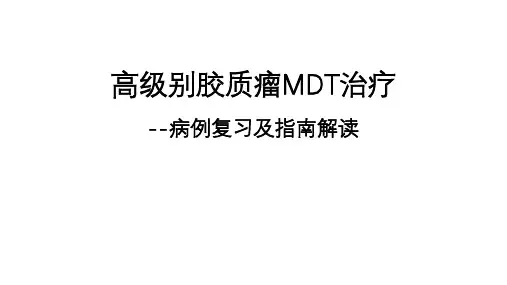 多学科病例讨论-高级别胶质瘤