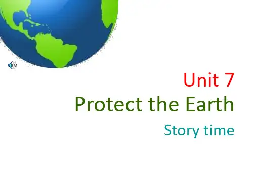 译林英语六年级上册 第七单元 U7 protect the earth
