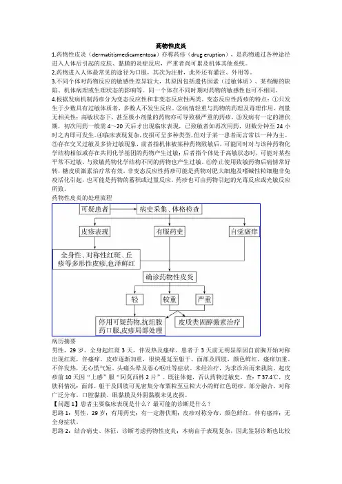 药物性皮炎