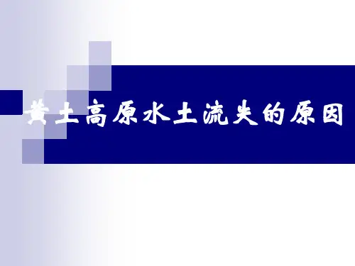 (完整)中图课标版高中地理必修第二章第一节中国黄土高原水土流失的治理精品PPT资料精品PPT资料