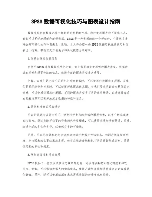 SPSS数据可视化技巧与图表设计指南