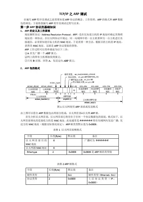ARP通信协议学习总结