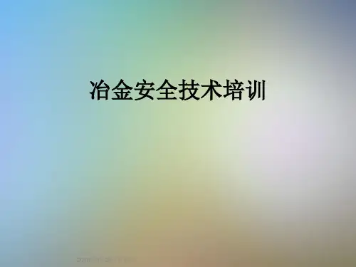 冶金安全技术培训